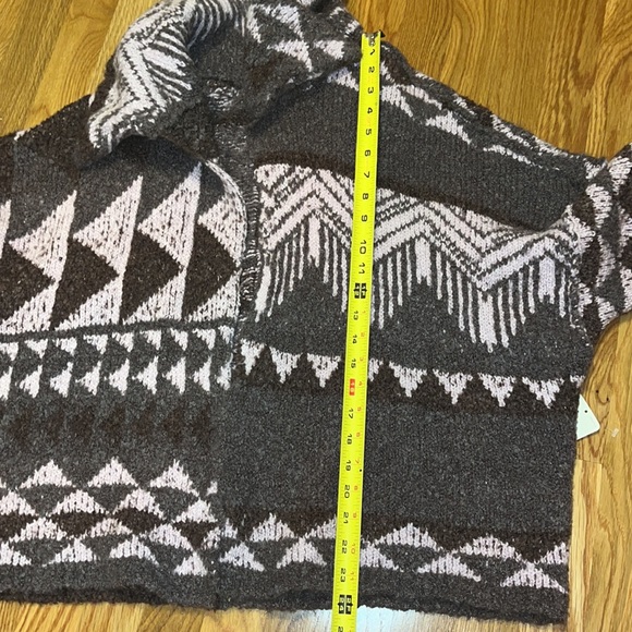 NWT Free People One and Another Cardi Printed Cardigan Sweater Purple Medium - Picture 13 of 14